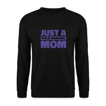 Pole dance Juste une maman de pole dance - Sweat-shirt Unisexe - noir - Devant - Alina (178cm) & Michal (187cm)
