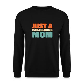 Paragleiter Paragleiten Just A Paragliding Mom - Sweat-shirt Unisexe - noir - Devant - Alina (178cm) & Michal (187cm)