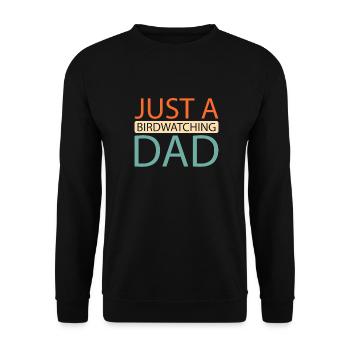 Birdwatcher Juste un papa ornithologue - Sweat-shirt Unisexe - noir - Devant - Alina (178cm) & Michal (187cm)