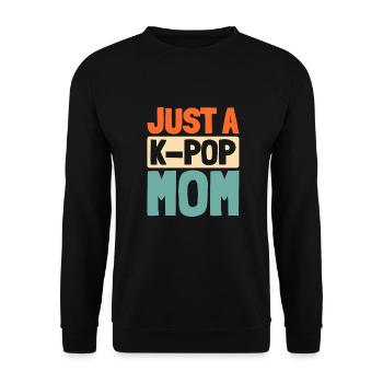 K Pop Kpop Pop Coréenne Juste une maman Kpop - Sweat-shirt Unisexe - noir - Devant - Alina (178cm) & Michal (187cm)