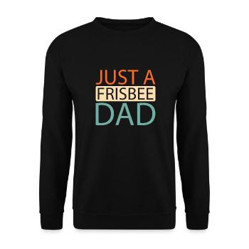 Frisbee Juste un papa de frisbee - Sweat-shirt Unisexe - noir - Devant - Alina (178cm) & Michal (187cm)
