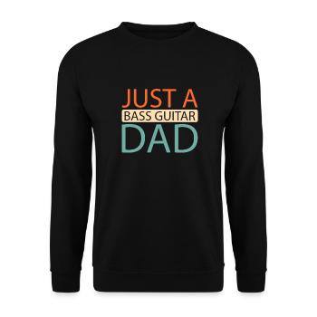 Bassist Bass Guitar Basser - Unisex Sweatshirt - black - Front - Alina (178cm) & Michal (187cm)