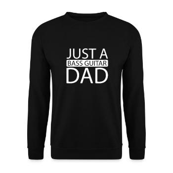Bassist Bass Guitar Basser - Unisex Sweatshirt - black - Front - Alina (178cm) & Michal (187cm)