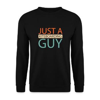 Kitesurfer Kitesurfing Kiting Kitesurfing - Unisex Sweatshirt - black - Front - Alina (178cm) & Michal (187cm)