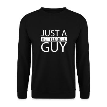 Kettlebell Just A Kettlebell Guy - Unisex Sweatshirt - black - Front - Alina (178cm) & Michal (187cm)