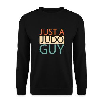 Le judoka n’est qu’un gars de judo - Sweat-shirt Unisexe - noir - Devant - Alina (178cm) & Michal (187cm)
