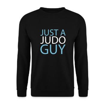 Le judoka n’est qu’un gars de judo - Sweat-shirt Unisexe - noir - Devant - Alina (178cm) & Michal (187cm)