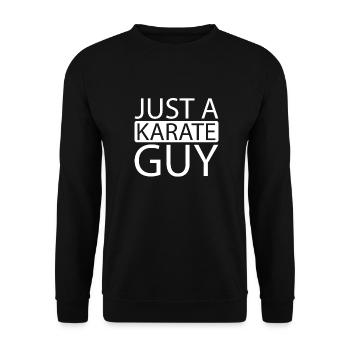 Le karaté n’est qu’un karaté - Sweat-shirt Unisexe - noir - Devant - Alina (178cm) & Michal (187cm)