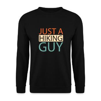 Wandern Wanderer Juste un randonneur - Sweat-shirt Unisexe - noir - Devant - Alina (178cm) & Michal (187cm)