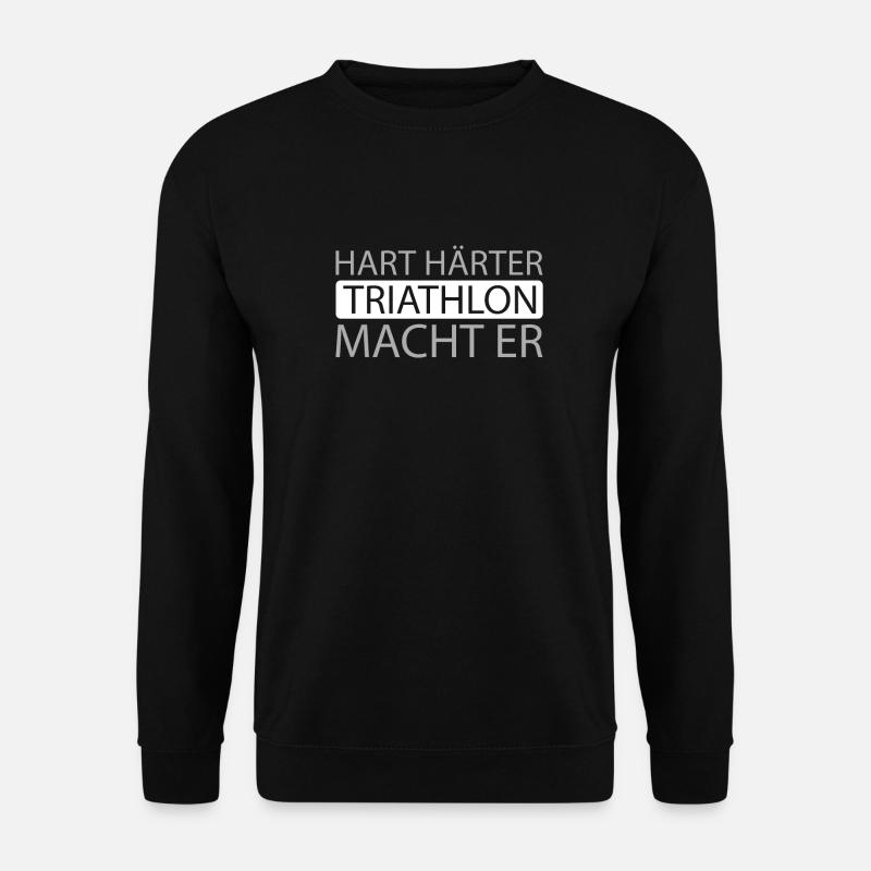 Triathlon Triathlet - Unisex Pullover - Schwarz