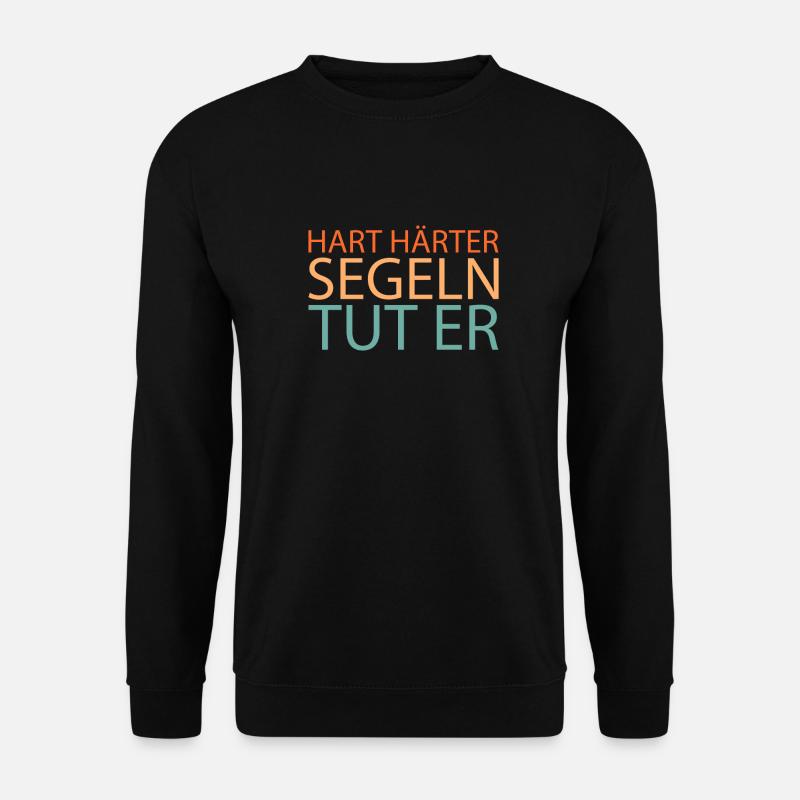 Segeln Segler Segelboot - Unisex Pullover - Schwarz