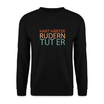 Rowing Rowers - Unisex Sweatshirt - black - Front - Alina (178cm) & Michal (187cm)