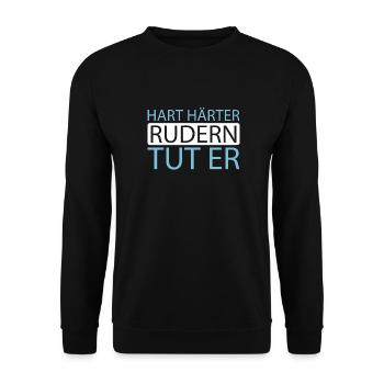 Rowing Rowers - Unisex Sweatshirt - black - Front - Alina (178cm) & Michal (187cm)