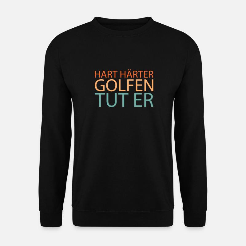 Golf Golfer Golfen - Unisex Pullover - Schwarz