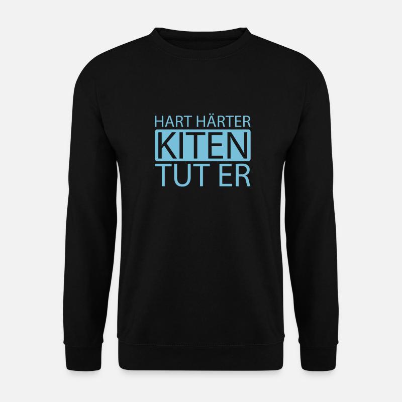 Kitesurfeur Kitesurf Kiting Kitesurf - Sweat-shirt Unisexe - noir