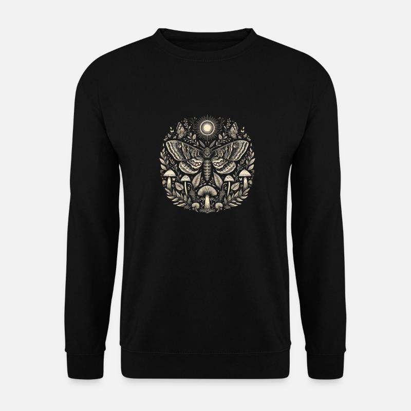 Papillon de nuit Fairycore - Sweat-shirt Unisexe - noir