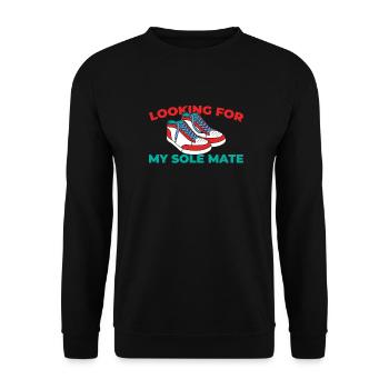 Sneakers - Unisex Sweatshirt - black - Front - Alina (178cm) & Michal (187cm)