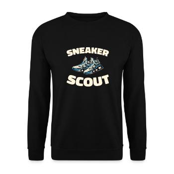Sneakers - Unisex Sweatshirt - black - Front - Alina (178cm) & Michal (187cm)