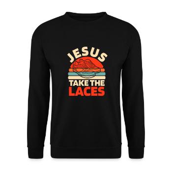 Sneakers Christian - Unisex Pullover - Schwarz - Vorne - Alina (178cm) & Michal (187cm)