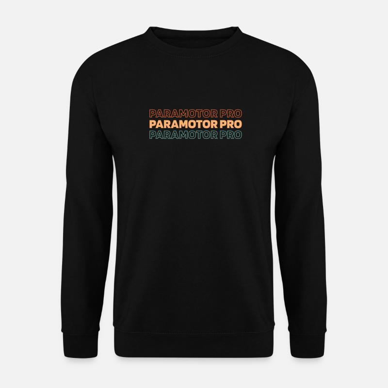 Paramotor Gleitschirmfliegen - Unisex Pullover - Schwarz