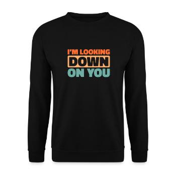 Paramotor paragliding - Unisex Sweatshirt - black - Front - Alina (178cm) & Michal (187cm)