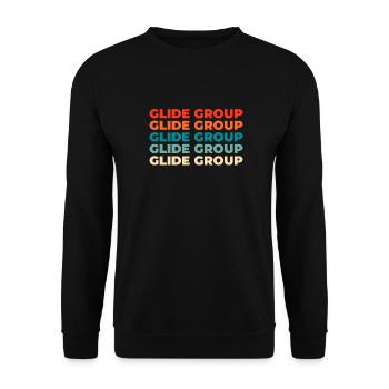 Paramotor paragliding - Unisex Sweatshirt - black - Front - Alina (178cm) & Michal (187cm)