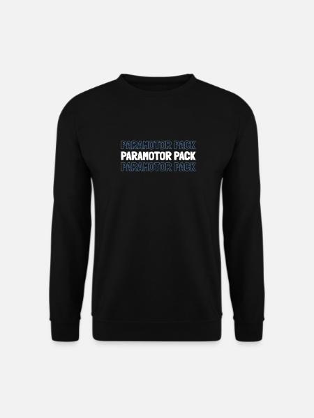 Paramoteur parapente - Sweat-shirt Unisexe - noir