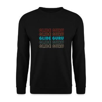 Paramotor Gleitschirmfliegen - Unisex Pullover - Schwarz - Vorne - Alina (178cm) & Michal (187cm)