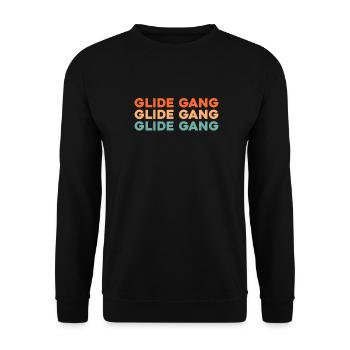 Paramotor Gleitschirmfliegen - Unisex Pullover - Schwarz - Vorne - Alina (178cm) & Michal (187cm)