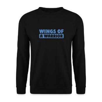 Paramotor paragliding - Unisex Sweatshirt - black - Front - Alina (178cm) & Michal (187cm)