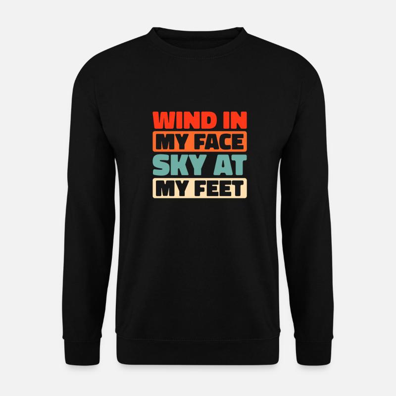 Paramotor Gleitschirmfliegen - Unisex Pullover - Schwarz