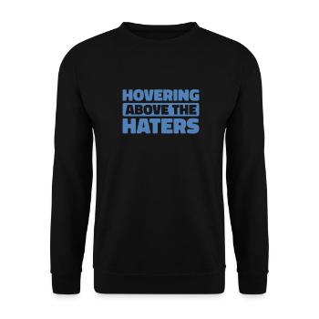 Paramotor Gleitschirmfliegen - Unisex Pullover - Schwarz - Vorne - Alina (178cm) & Michal (187cm)
