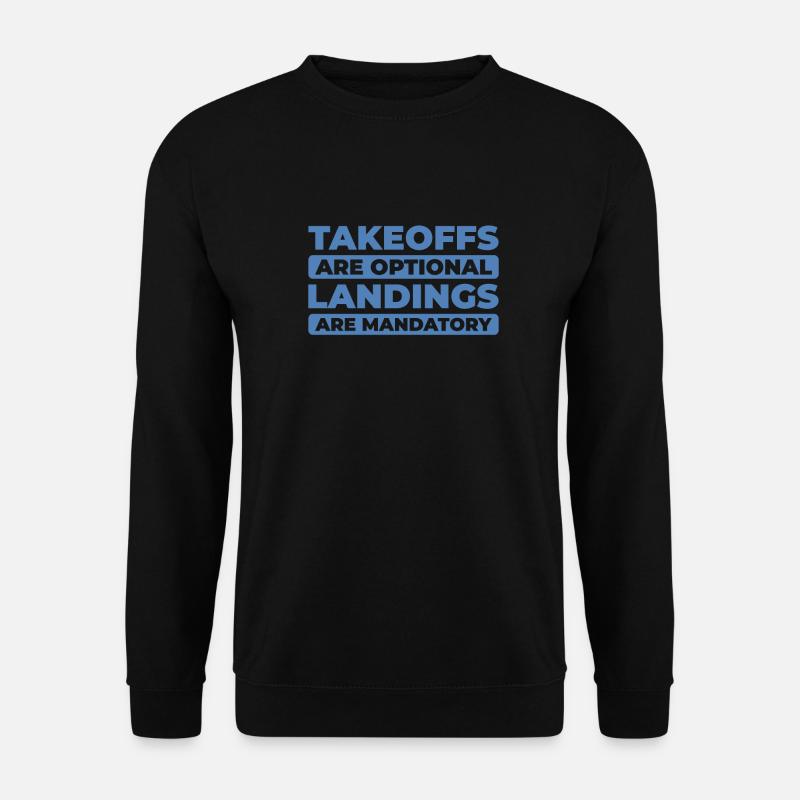 Paramotor Gleitschirmfliegen - Unisex Pullover - Schwarz