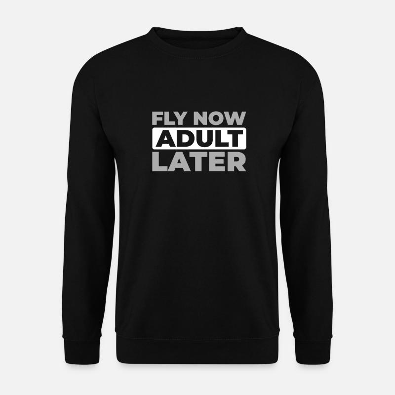 Paramoteur parapente - Sweat-shirt Unisexe - noir