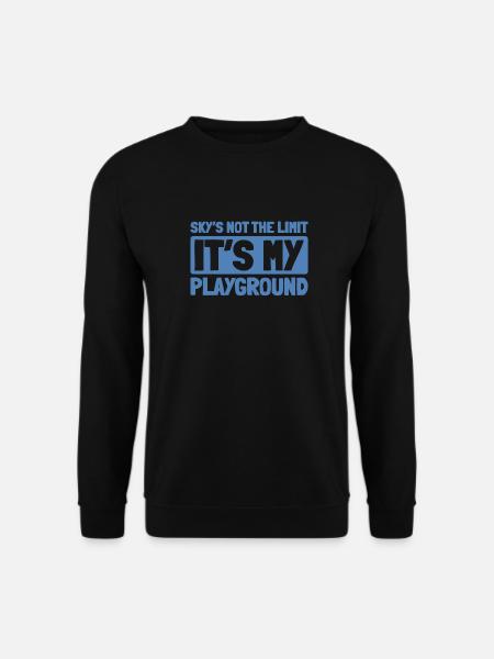Paramotor paragliding - Unisex Sweatshirt - black