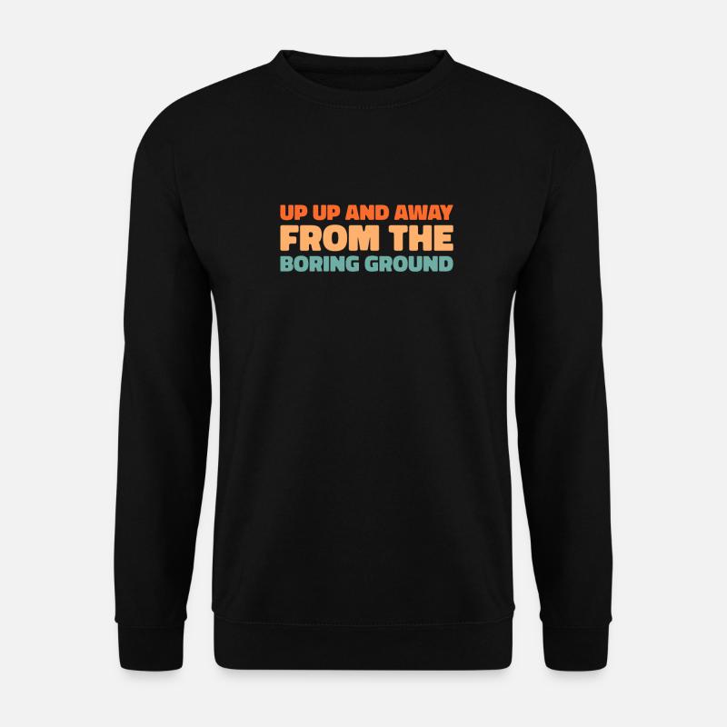 Paramoteur parapente - Sweat-shirt Unisexe - noir
