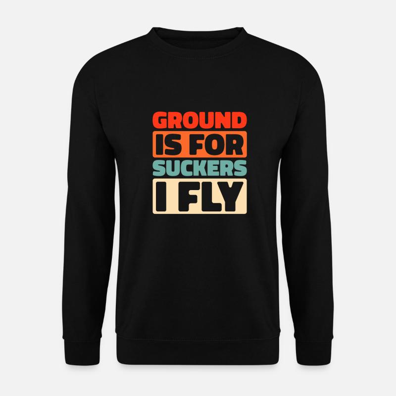 Paramoteur parapente - Sweat-shirt Unisexe - noir