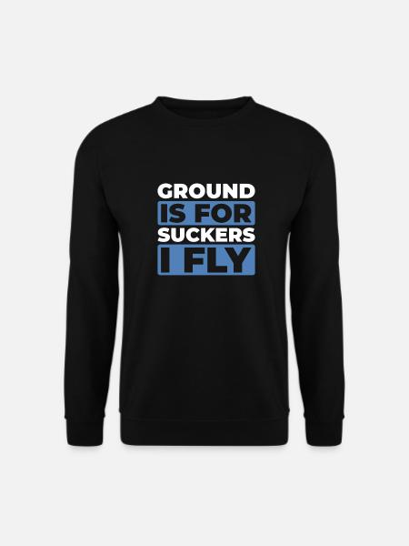 Paramoteur parapente - Sweat-shirt Unisexe - noir