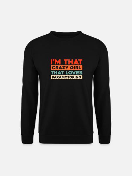 Paramotor paragliding - Unisex Sweatshirt - black