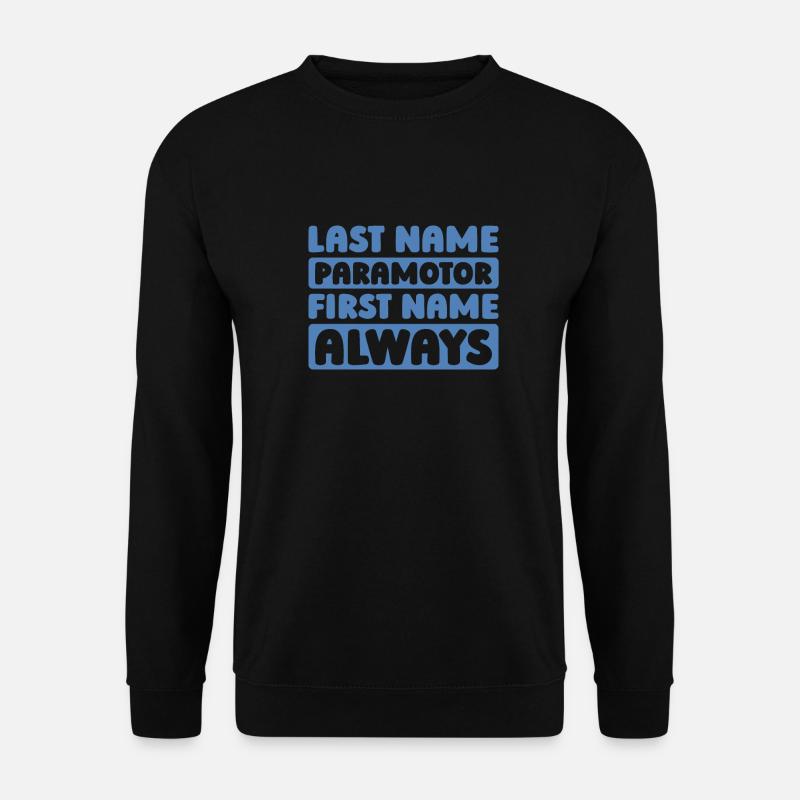 Paramotor paragliding - Unisex Sweatshirt - black
