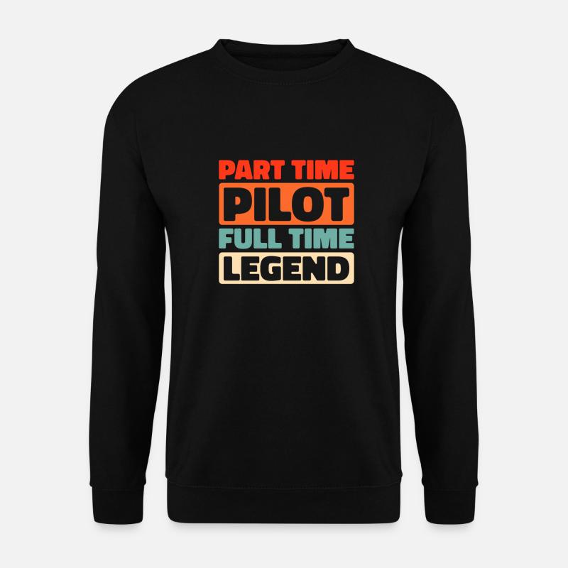 Paramotor paragliding - Unisex Sweatshirt - black