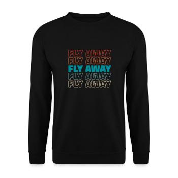Paramotor paragliding - Unisex Sweatshirt - black - Front - Alina (178cm) & Michal (187cm)