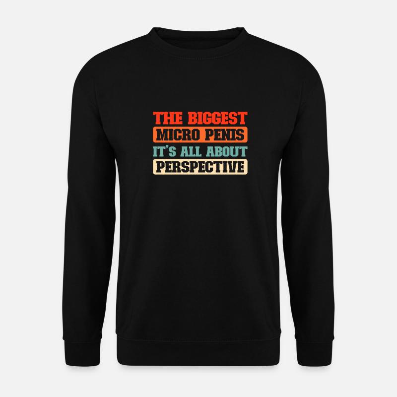 Schwarzer Humor Funny - Unisex Pullover - Schwarz