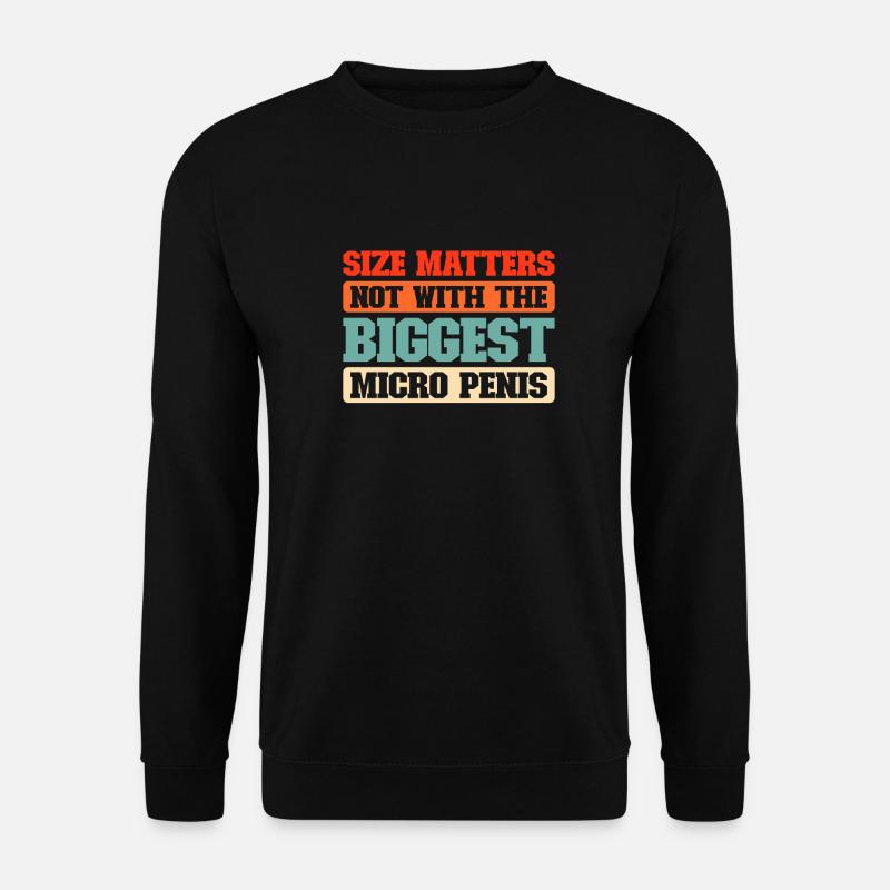 Schwarzer Humor Funny - Unisex Pullover - Schwarz