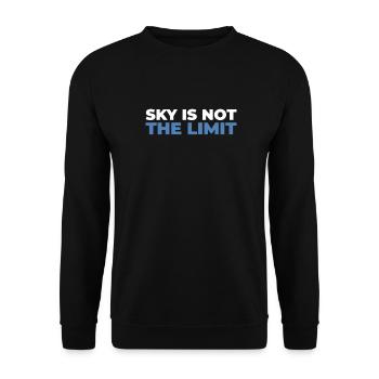 Paramotor Gleitschirmfliegen - Unisex Pullover - Schwarz - Vorne - Alina (178cm) & Michal (187cm)