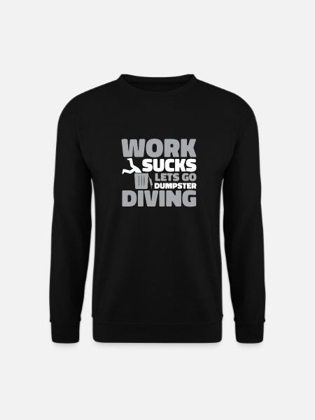 Garbage diving - Unisex Sweatshirt - black