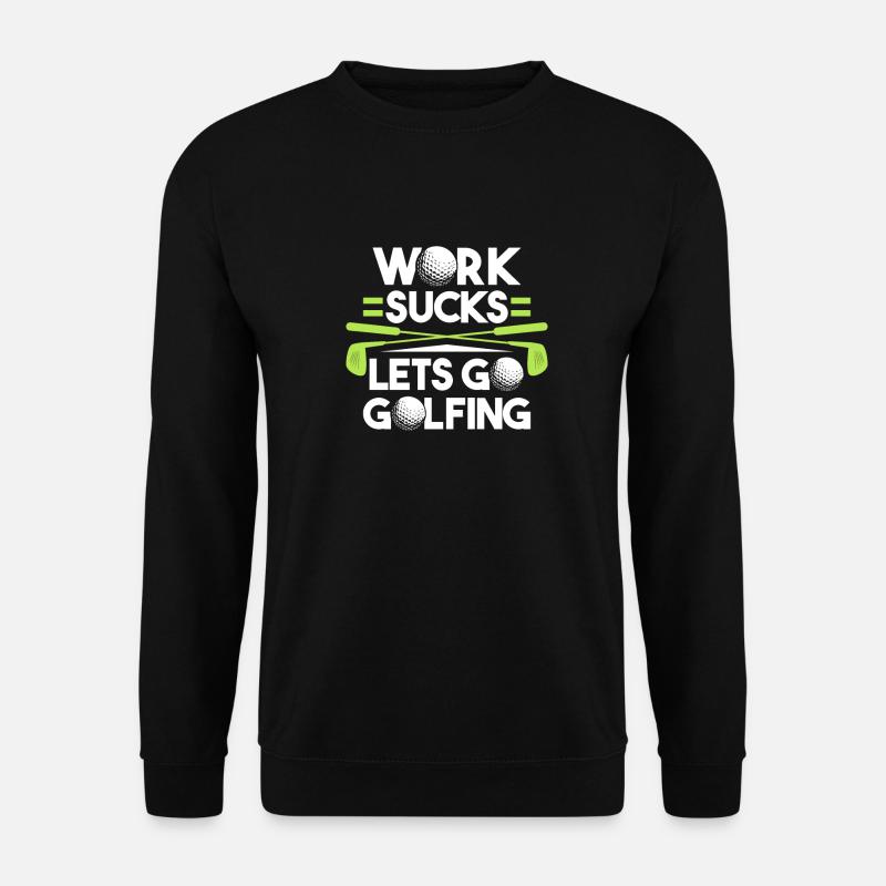 Golf Golfeur Golf - Sweat-shirt Unisexe - noir