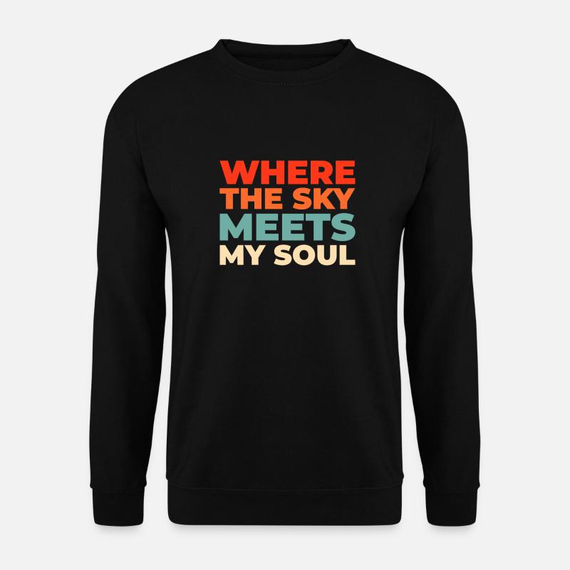 Paramotor paragliding - Unisex Sweatshirt - black