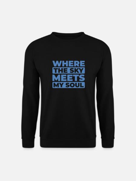 Paramotor Gleitschirmfliegen - Unisex Pullover - Schwarz