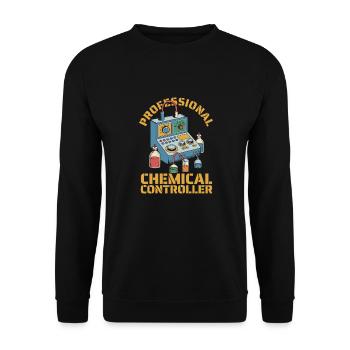 Chemical Operators - Unisex Sweatshirt - black - Front - Alina (178cm) & Michal (187cm)